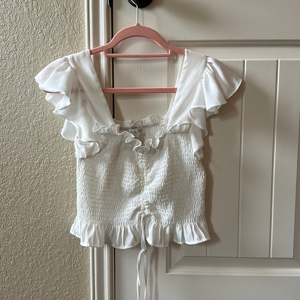 She + Skye White Top